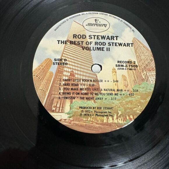 The Best Of Rod Stewart Vol. 2 Double LP | 1976 | Mercury SRM-2-7509 Vinyl - Picture 9 of 16